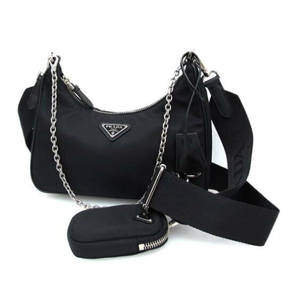 Prada Handbags - Prada Tessuto Nylon Shoulder Bag